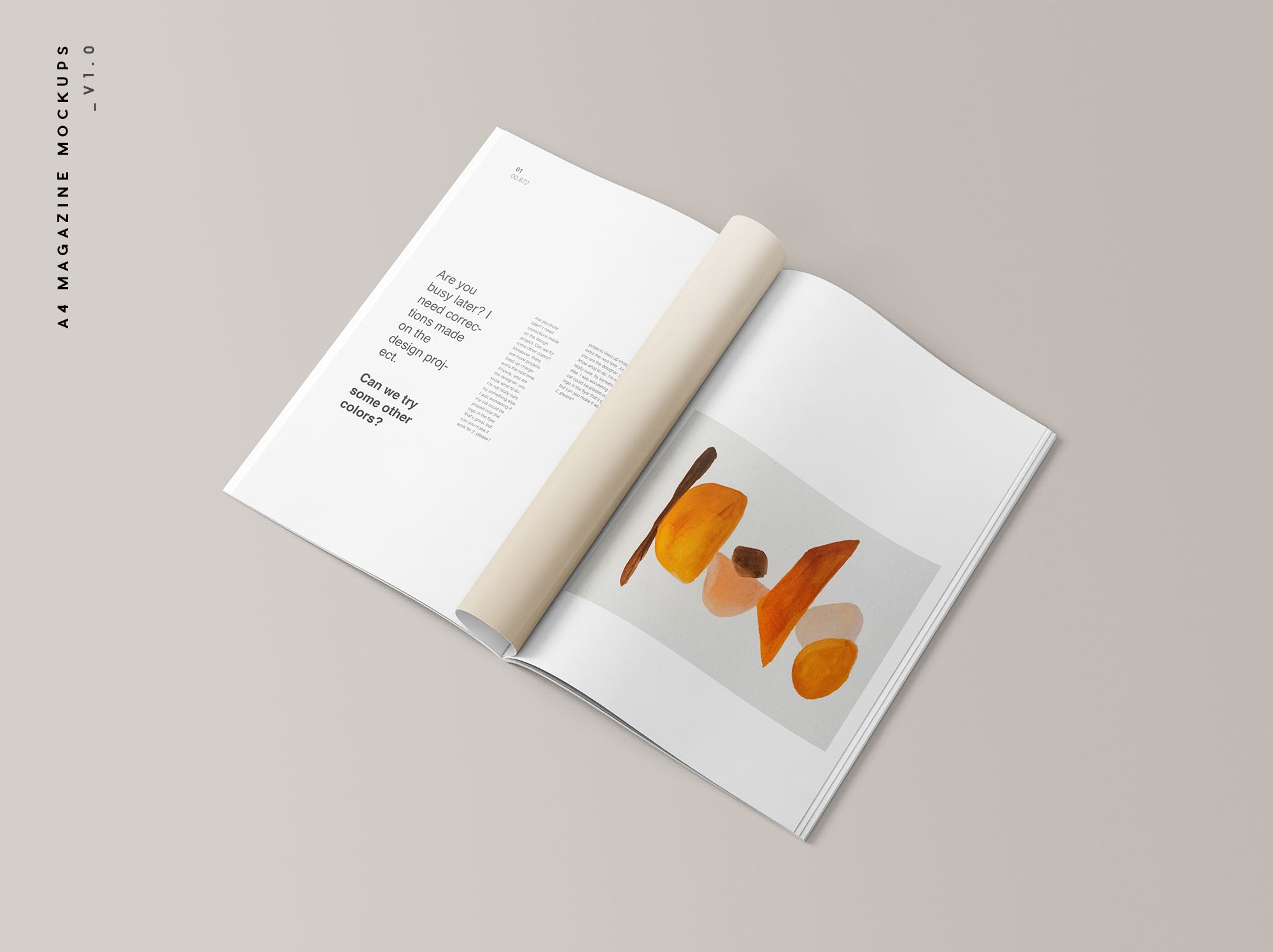 16 A4 Magazine Mockups