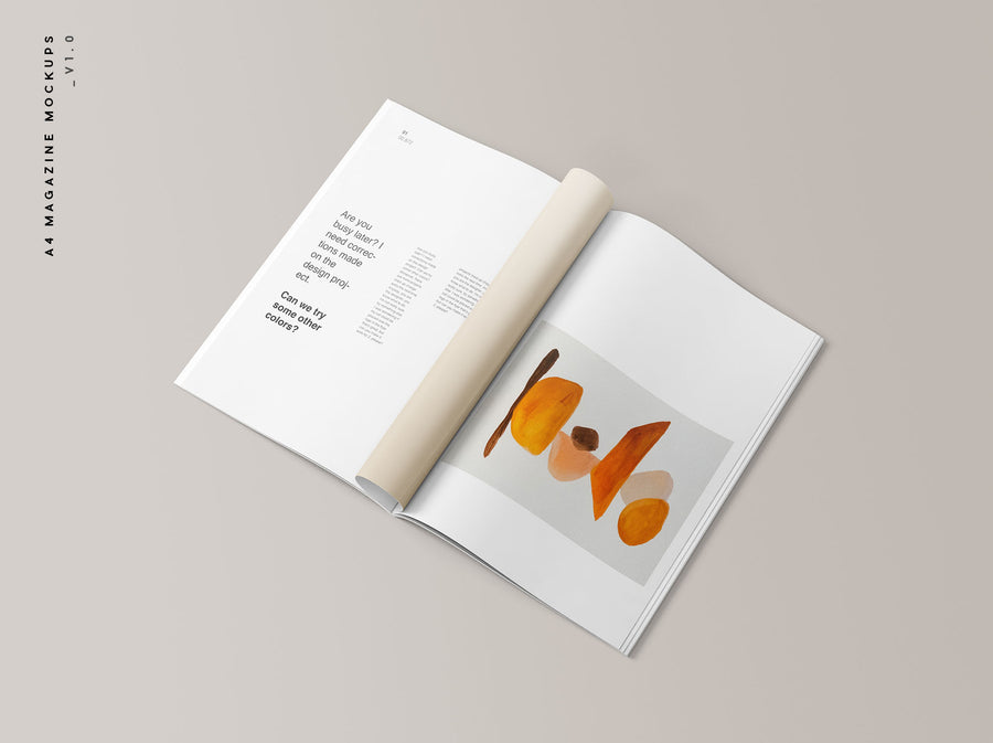 16 A4 Magazine Mockups