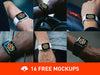 16 Photorealistic Apple Watch Mockups
