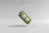 180Ml Mini Soda Or Beer Can With Water Drops Mockups Psd