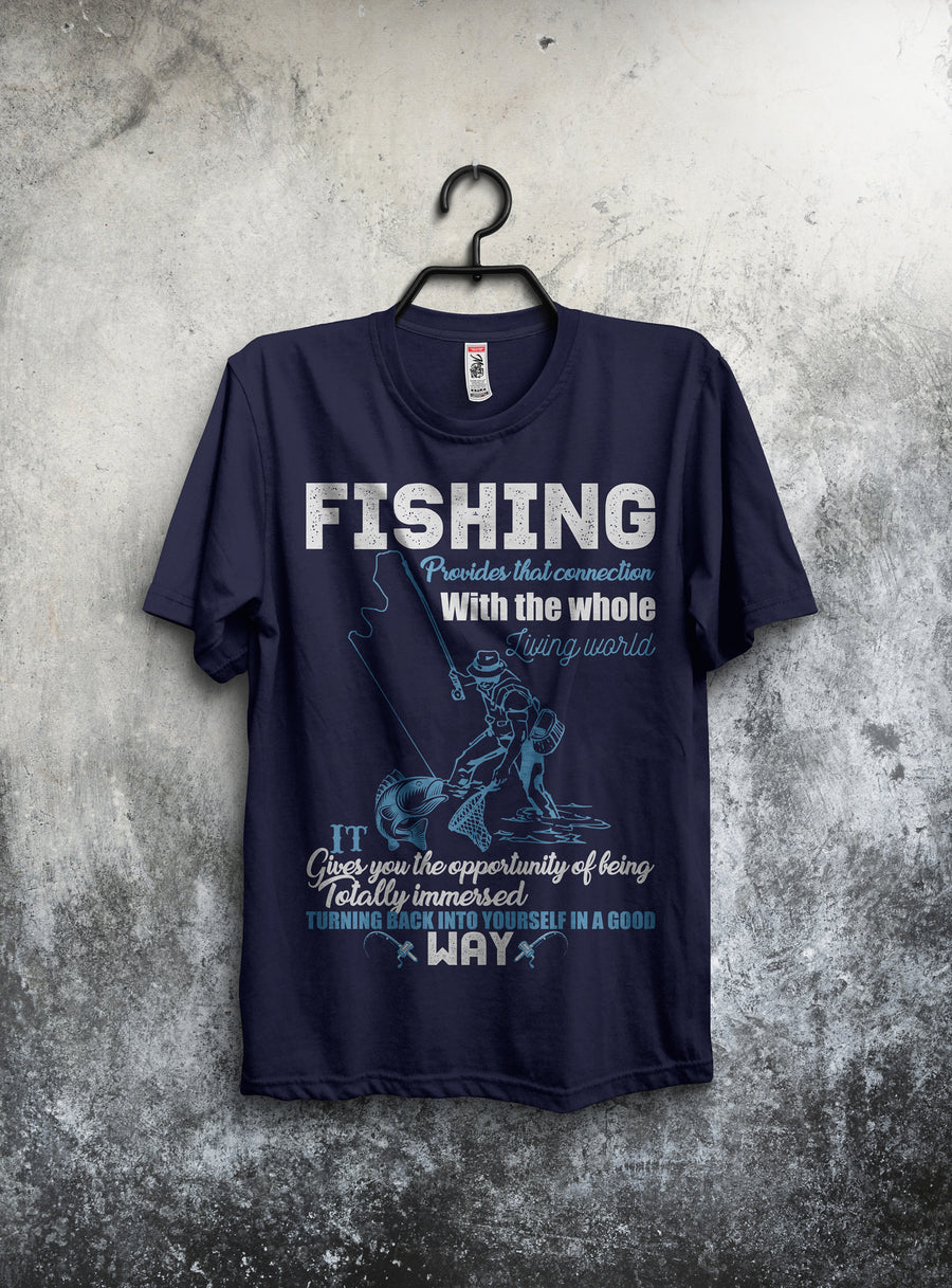 Fishing T-Shirts Bundle With Free Mockup