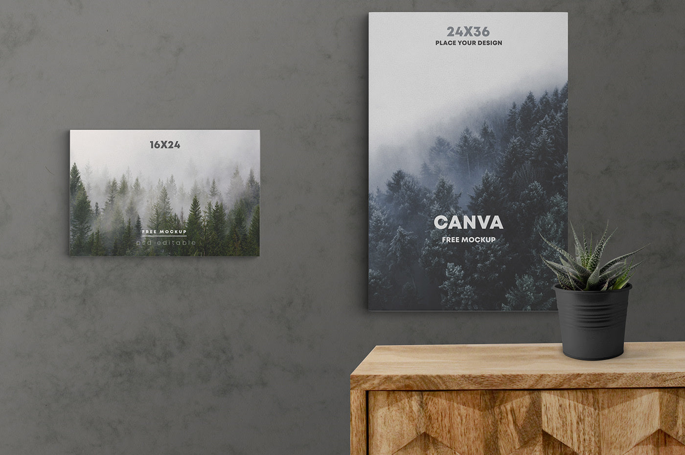 2 Canva Scene Mockup