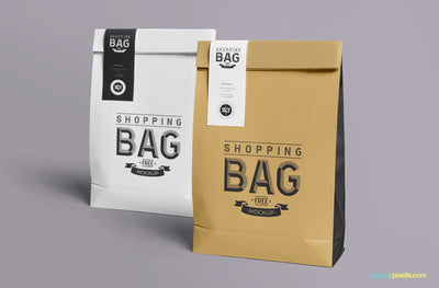 Awesome Paper Bag Mock Up