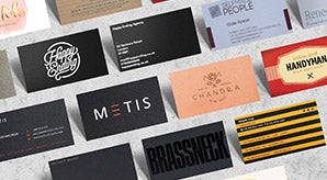 25 Business Card Bundle Mock-Up Psd File