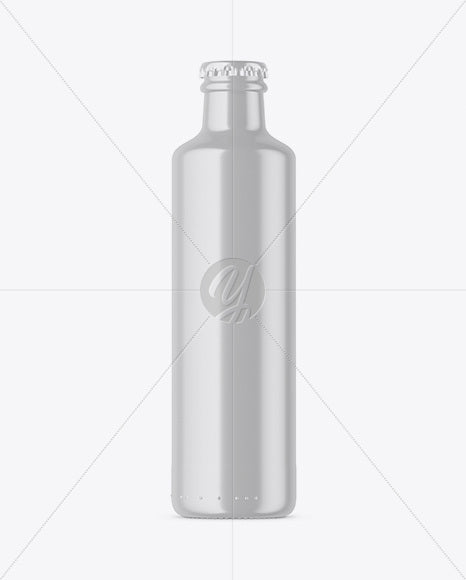 250Ml Glossy Bottle Mockup