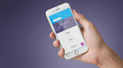 iPhone Mockup in a Hand with Transparent Background