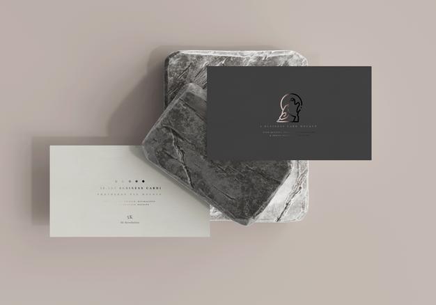3.5X2 Business Card Mockup Psd