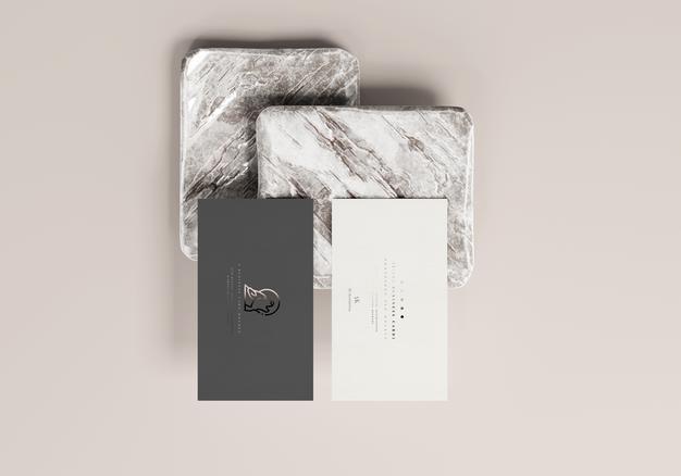 3.5X2 Business Card Mockup Psd