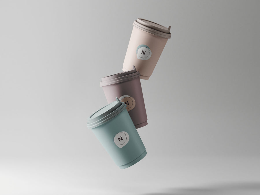 3 Coffee Cup Mockups