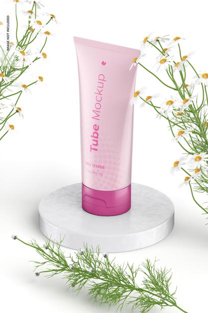 3 Oz Tube Mockup Psd