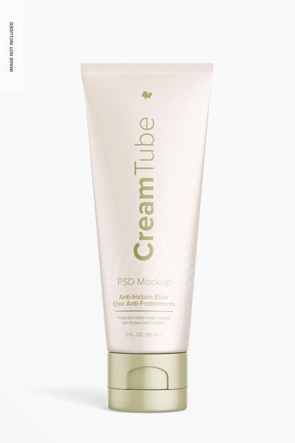 3 Oz Tube Mockup Psd