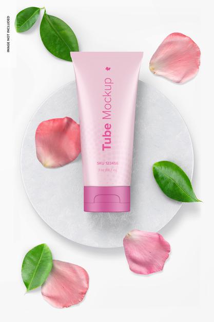 3 Oz Tube Mockup Psd