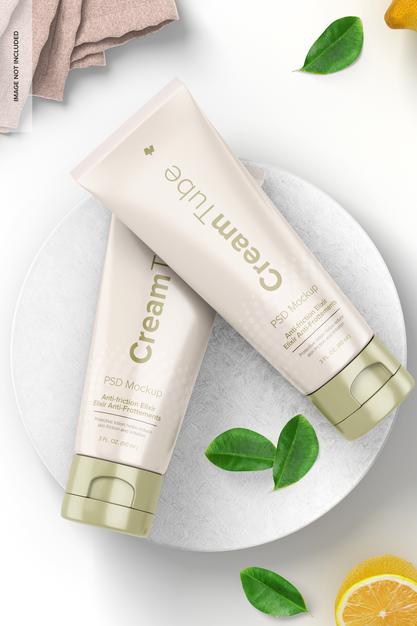 3 Oz Tubes Mockup Psd