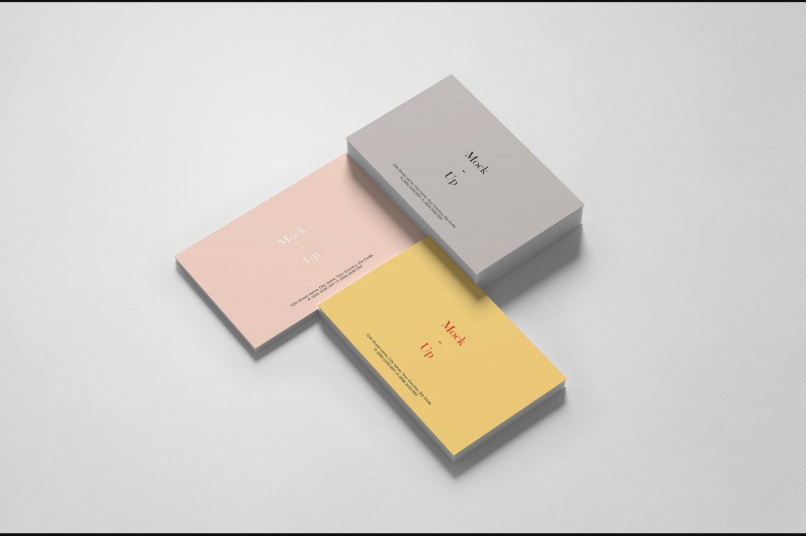 3 Psd Business Card Mockup