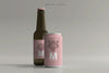 330Ml Medium Size Soda Or Beer Can And Bottle Mockup Psd
