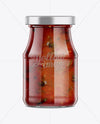 350Ml Glass Sauce Jar Mockup
