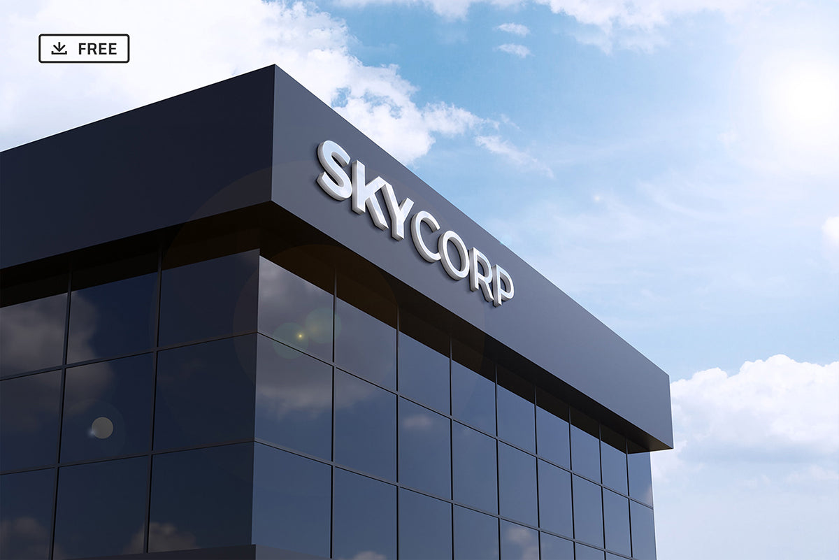 3D Logo & Sign Mockup