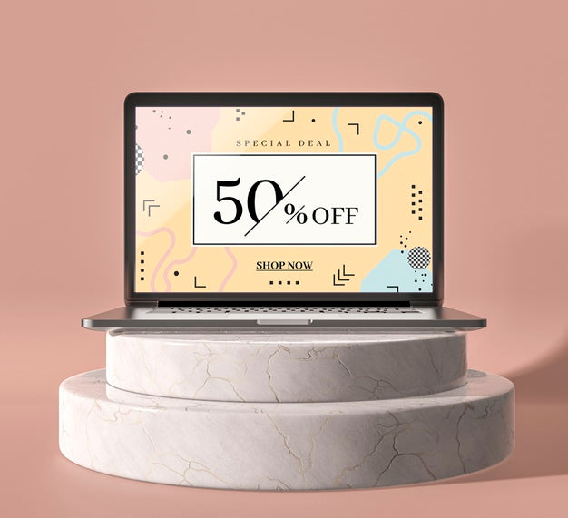 3D Mock-Up Digital Tablet On Stairs Psd