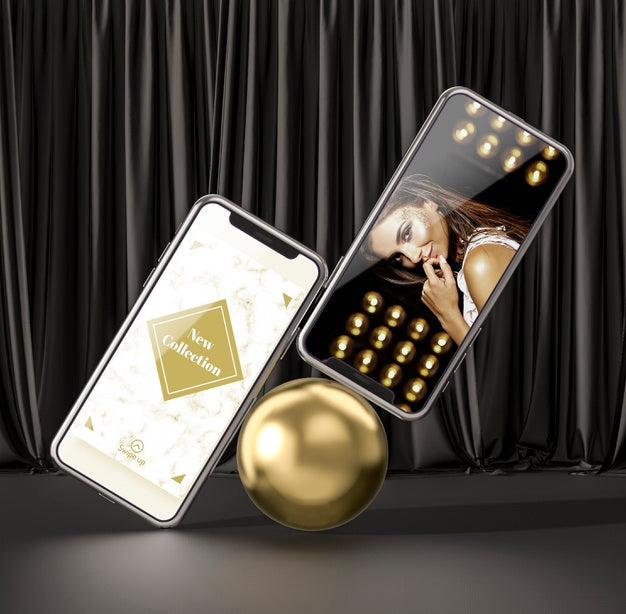 3D Mock-Up Smartphone Concept Psd