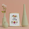 3D Ornaments And Hello Spring Card On Table Psd