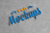 3D Stylish Logo Mockup Psd Vol. 2