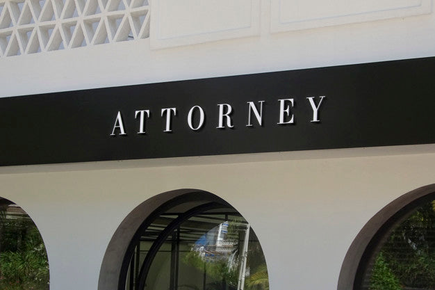 3D White Logo Mockup Black Facade Sign Psd