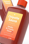 4 Oz Chipotle Sauce Bottle Mockup, Close Up Psd