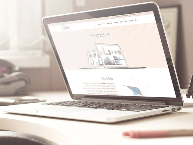 4 Photorealistic Macbook Mockups Psd