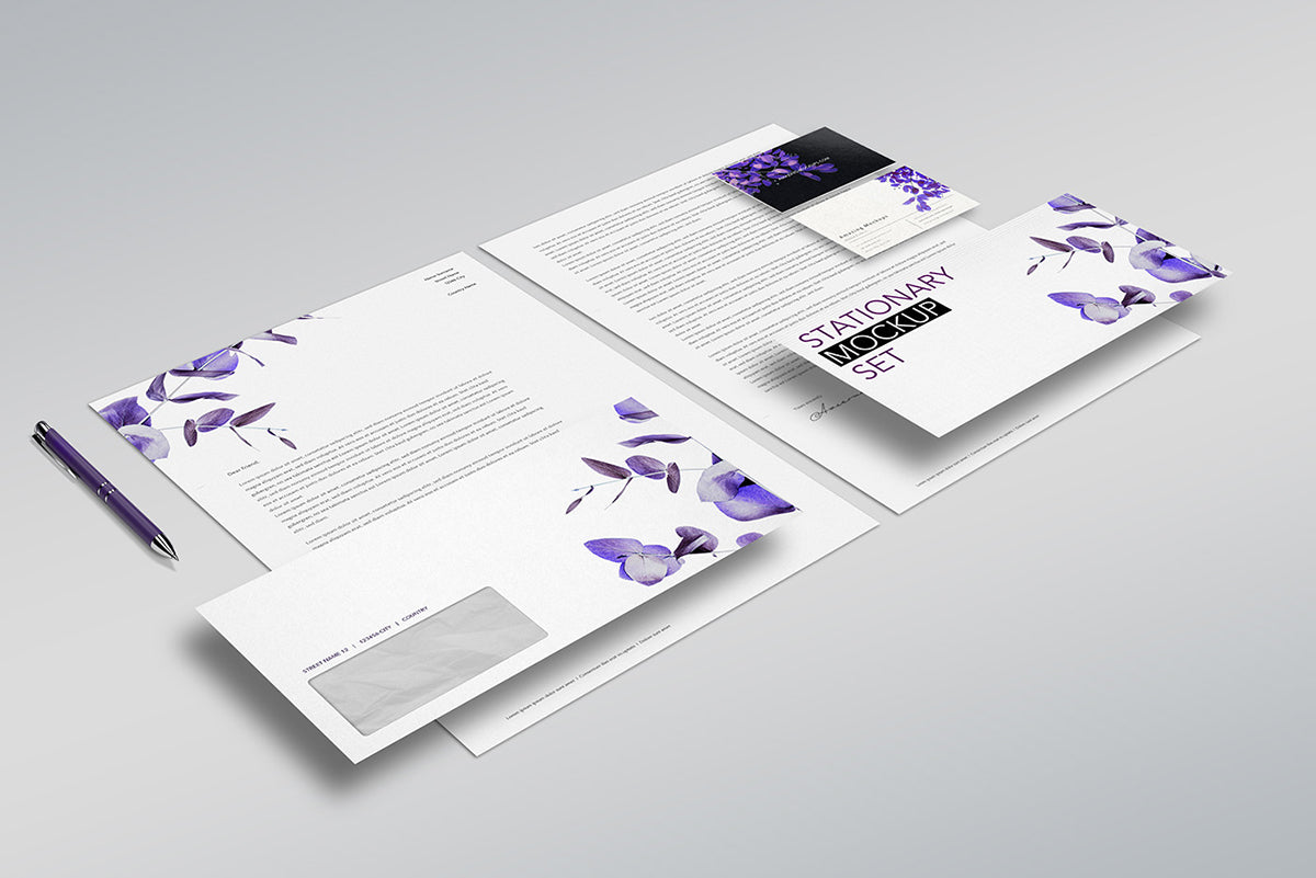 4 Stationery Mockup