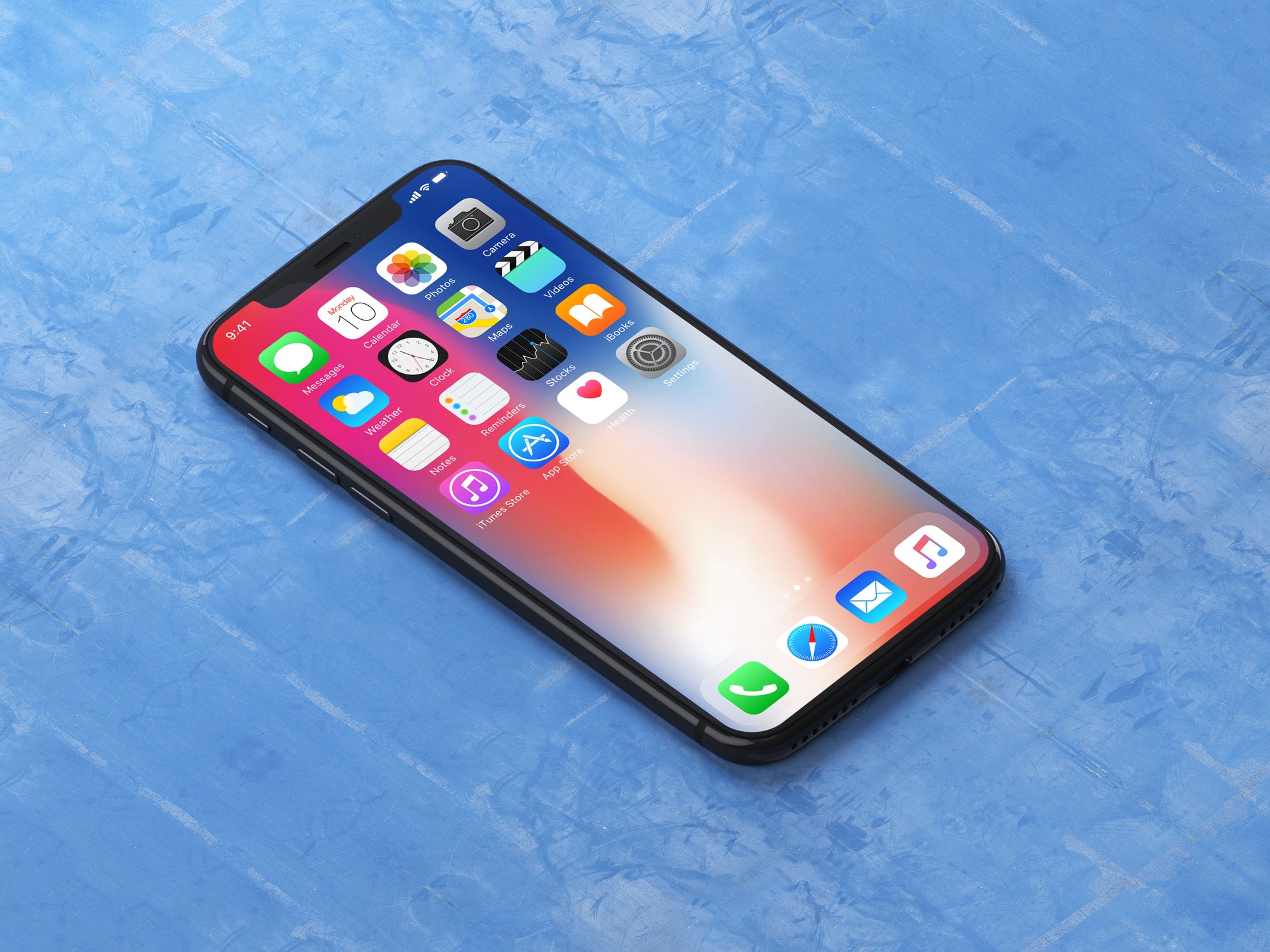 Isometric and Super-Realistic iPhone X Mockup