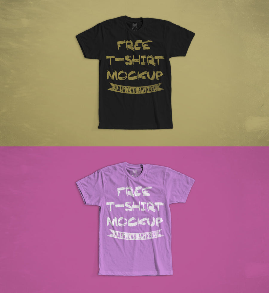 T-Shirt Mockup American Apparel