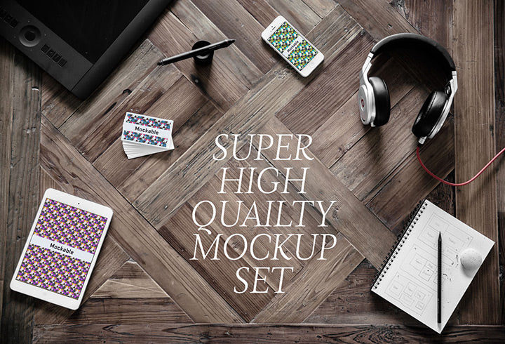5 High-Quality Photographic Mockups