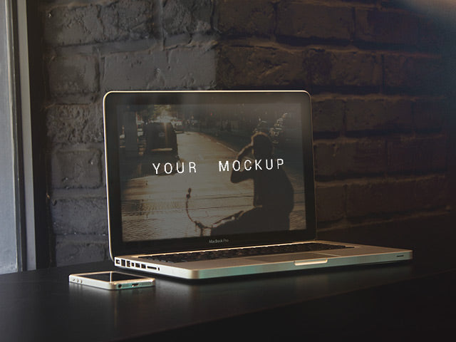 5 Macbook Pro Mockups