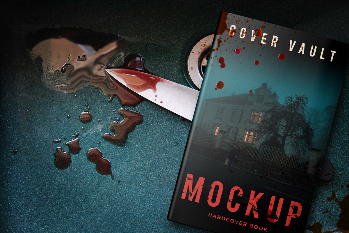 5 X 8 Book Mockup For Horror And Murder