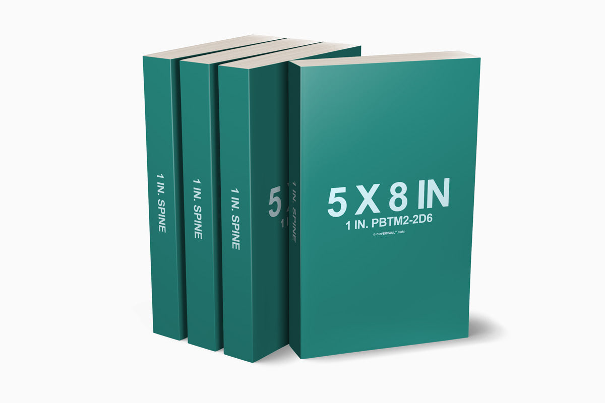 5 X 8 Book Series Psd Mockup