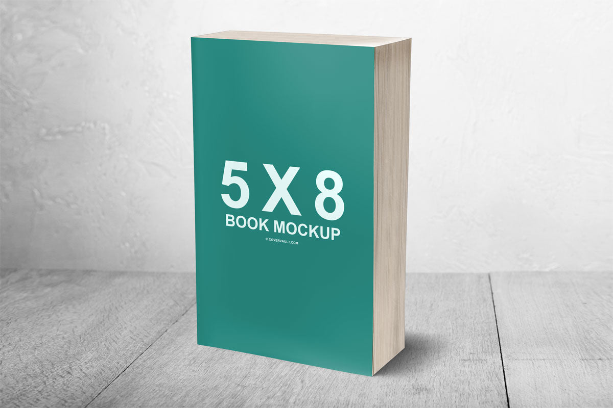 5 X 8 Mass Market Paperback 3D Book Mockup