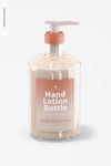 500 Ml Hand Lotion Bottle Mockup Psd