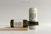 500Ml Sleek Soda Or Beer Can With Bottle Mockup Psd