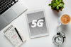 5G Internet Concept Mock-Up Psd