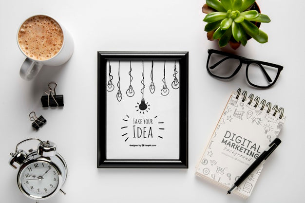 5G Internet Concept Mock-Up Psd