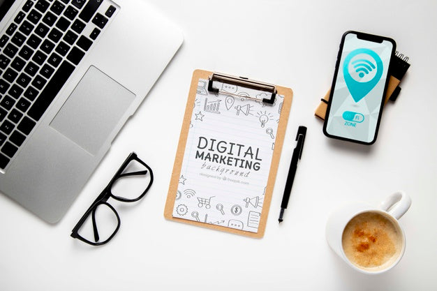 5G Internet Concept Mock-Up Psd