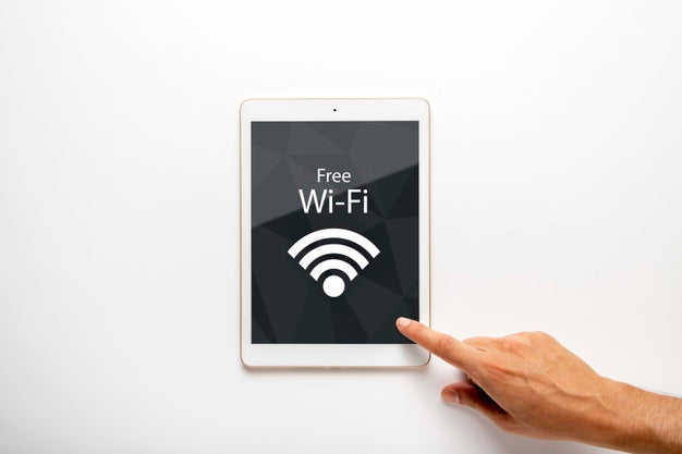 5G Internet Concept Mock-Up Psd