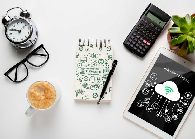 5G Internet Concept Mock-Up Psd