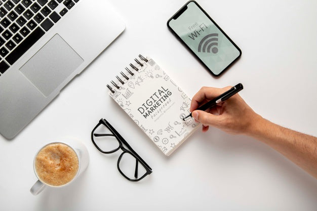 5G Internet Concept Mock-Up Psd