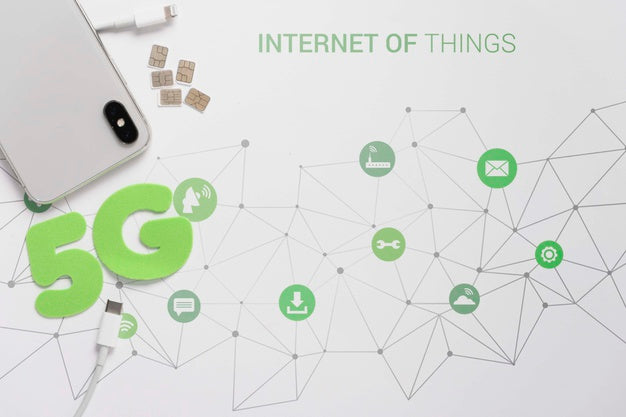 5G Wifi Network Connection Mock-Up Psd