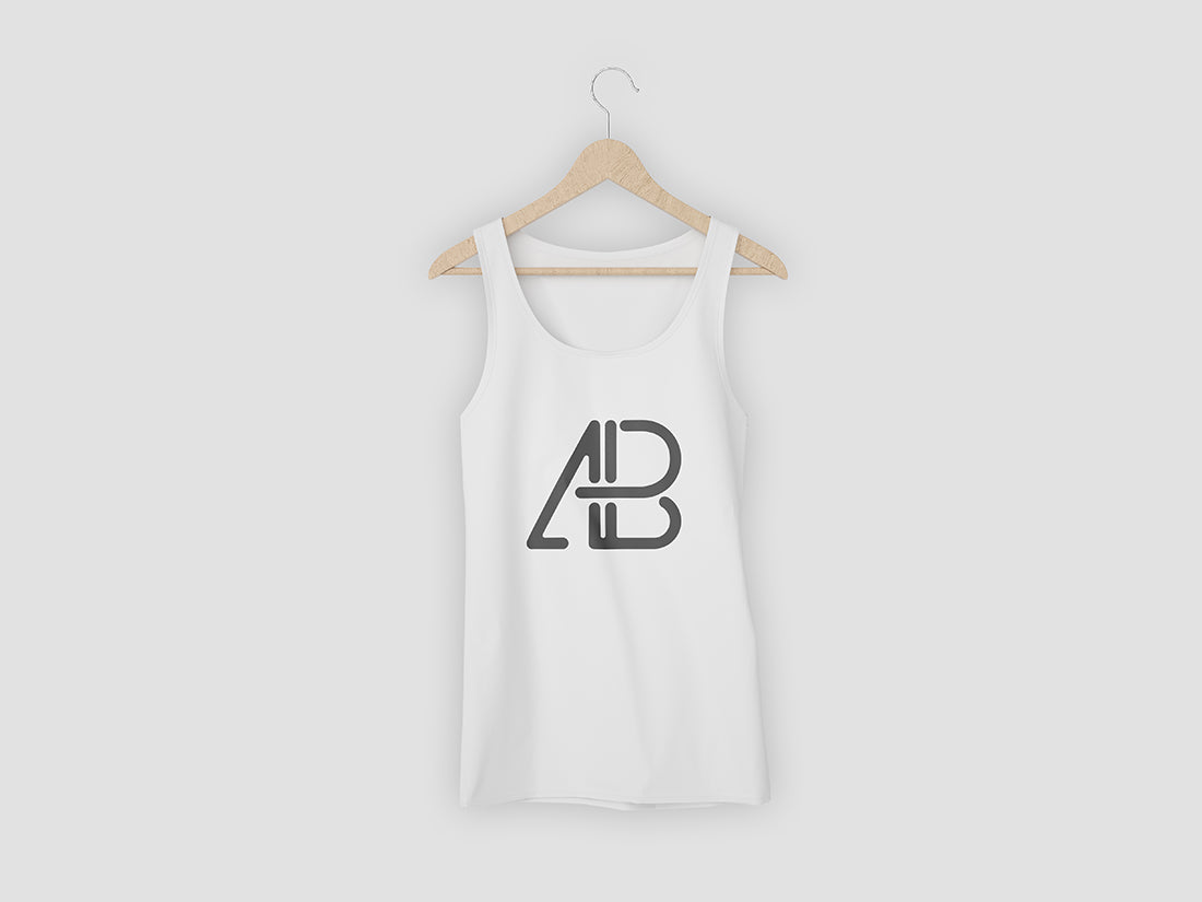 5K Tank Top Mockup Psd