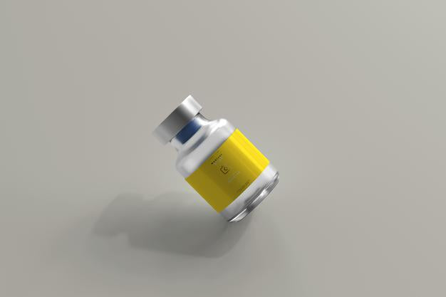 5Ml Vial Bottle Mock Up Psd