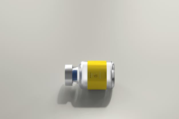 5Ml Vial Bottle Mock Up Psd