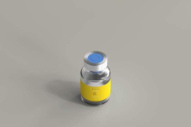5Ml Vial Bottle Mock Up Psd