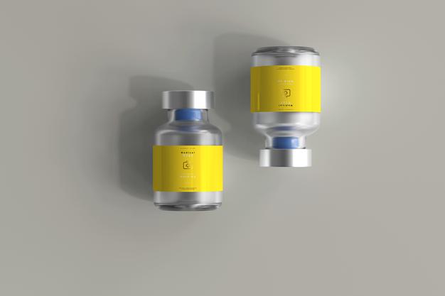 5Ml Vial Bottle Mock Up Psd